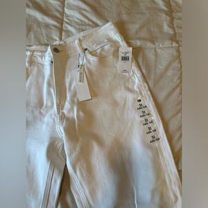 Kancan, White Ankle length Jean, Size 31